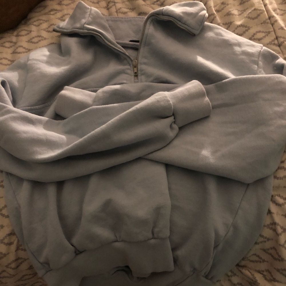 Brandy quarter zip jacket!